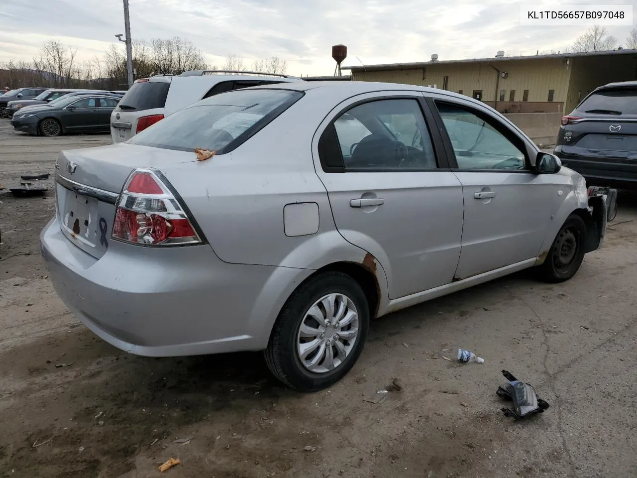 2007 Chevrolet Aveo Base VIN: KL1TD56657B097048 Lot: 78836274