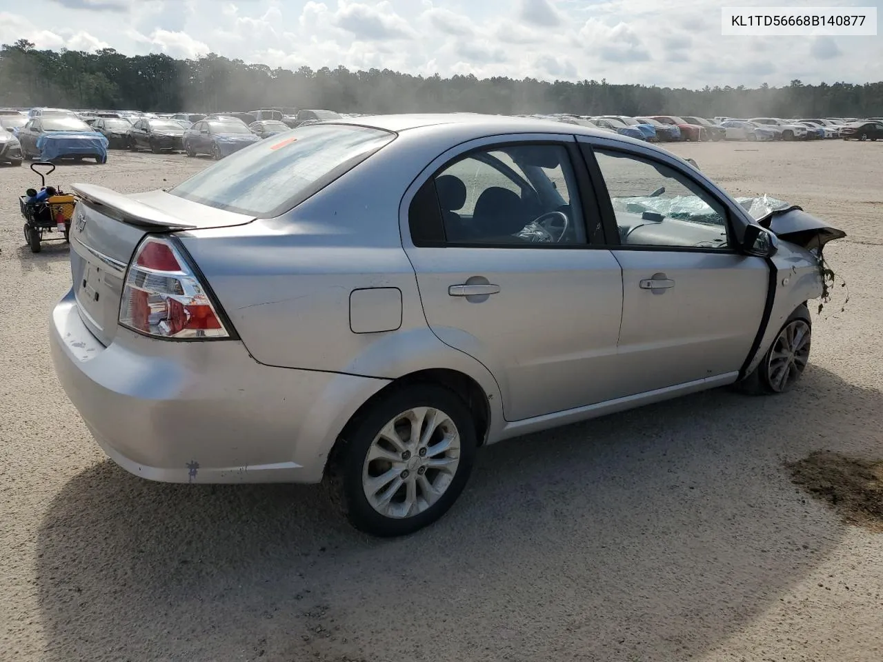 2008 Chevrolet Aveo Base VIN: KL1TD56668B140877 Lot: 71957114