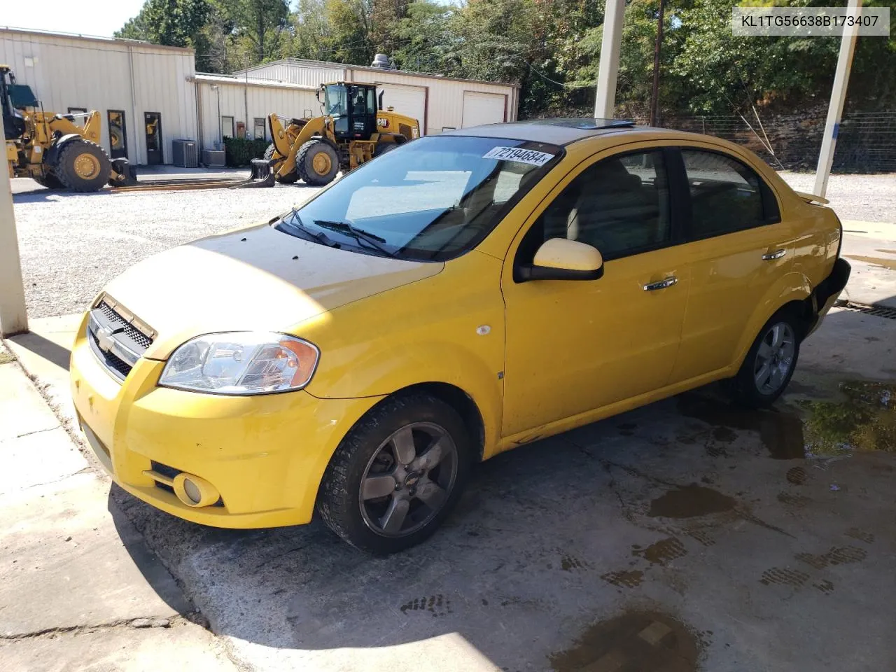 KL1TG56638B173407 2008 Chevrolet Aveo Lt