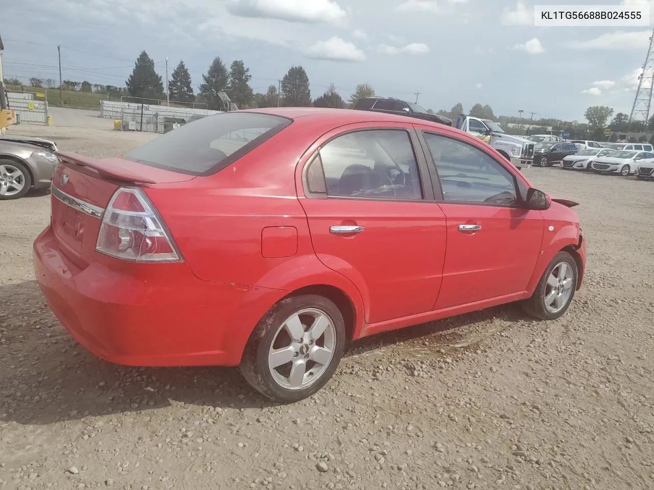 KL1TG56688B024555 2008 Chevrolet Aveo Lt