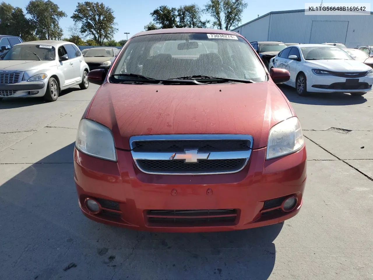 2008 Chevrolet Aveo Lt VIN: KL1TG56648B169642 Lot: 73038274