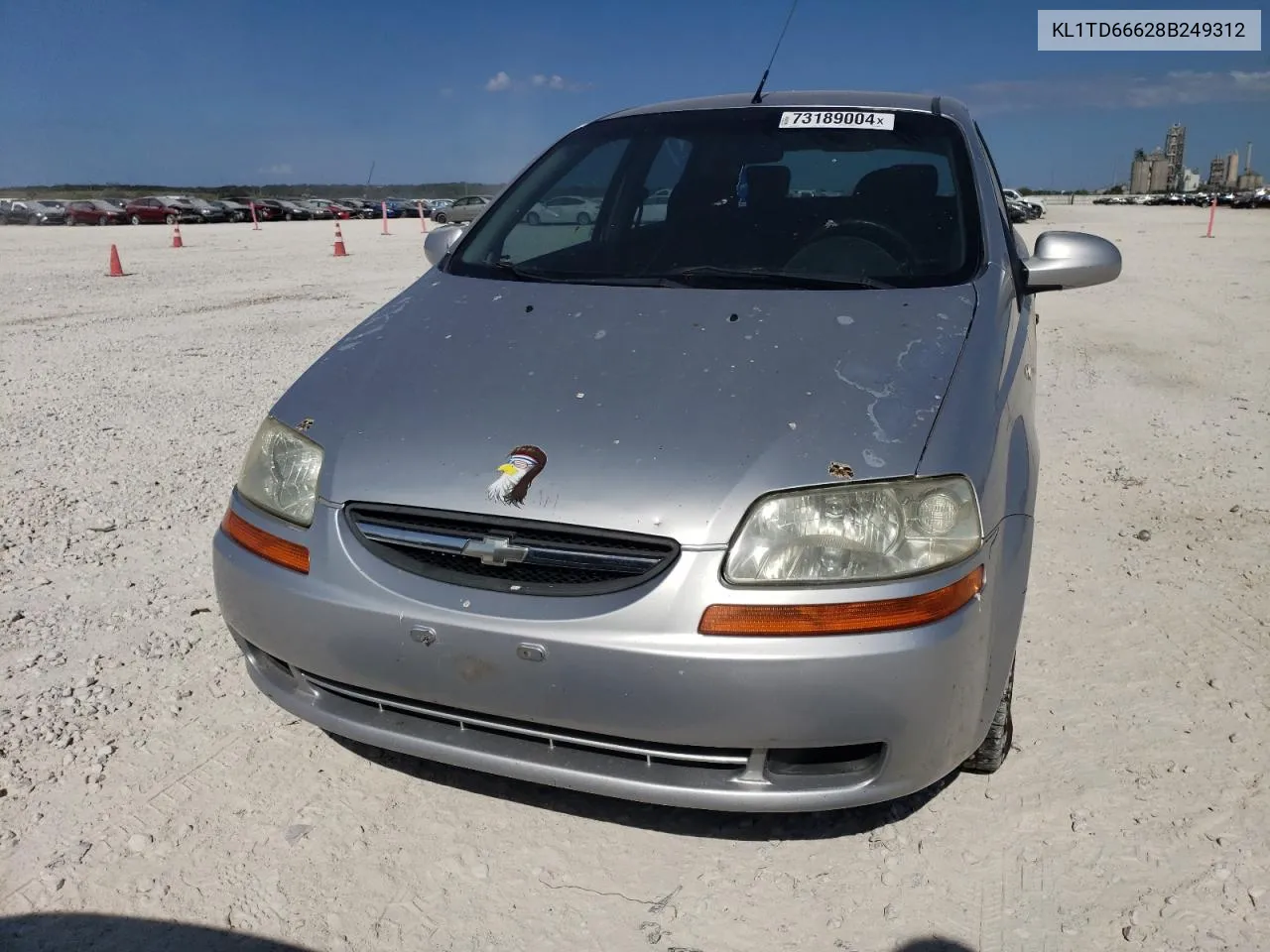 2008 Chevrolet Aveo Base VIN: KL1TD66628B249312 Lot: 73189004