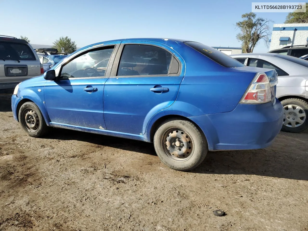 2008 Chevrolet Aveo Base VIN: KL1TD56628B193723 Lot: 73213324