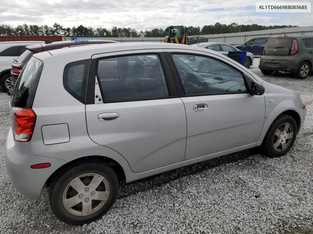 2008 Chevrolet Aveo Base VIN: KL1TD66698B085685 Lot: 73752454