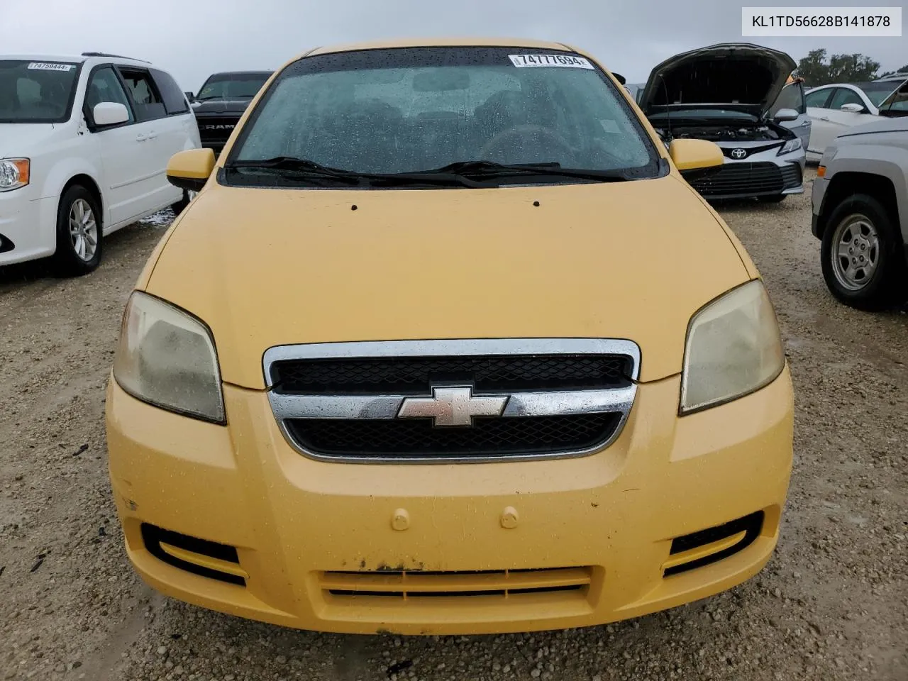 2008 Chevrolet Aveo Base VIN: KL1TD56628B141878 Lot: 74777694