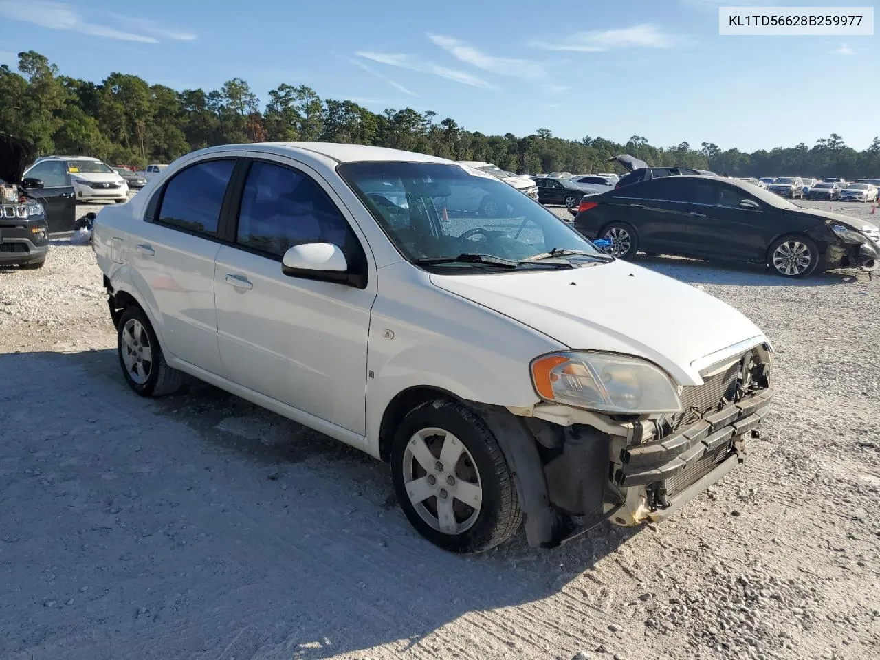 2008 Chevrolet Aveo Base VIN: KL1TD56628B259977 Lot: 76049154