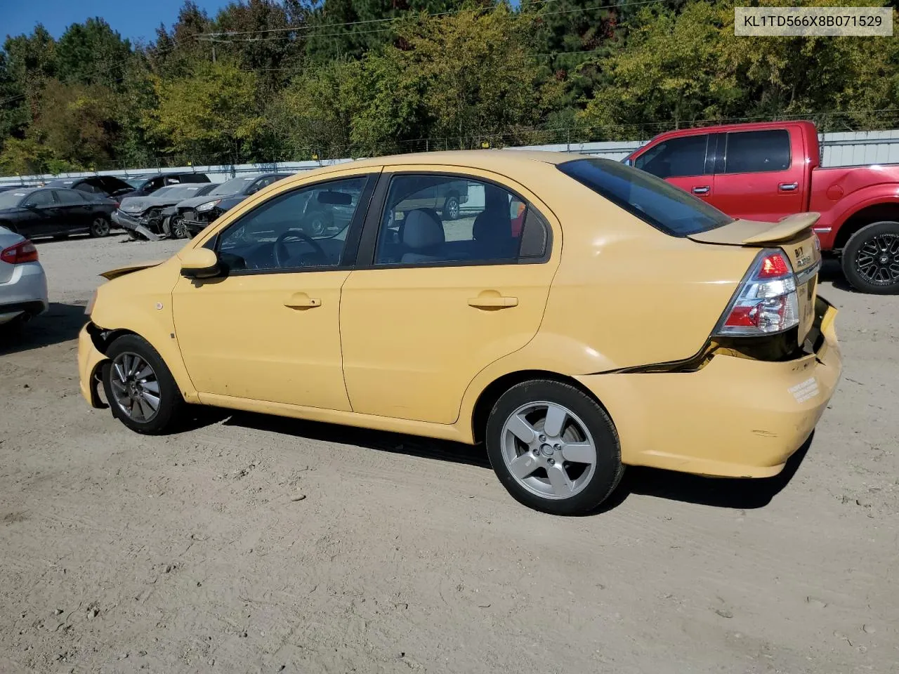 2008 Chevrolet Aveo Base VIN: KL1TD566X8B071529 Lot: 77782714