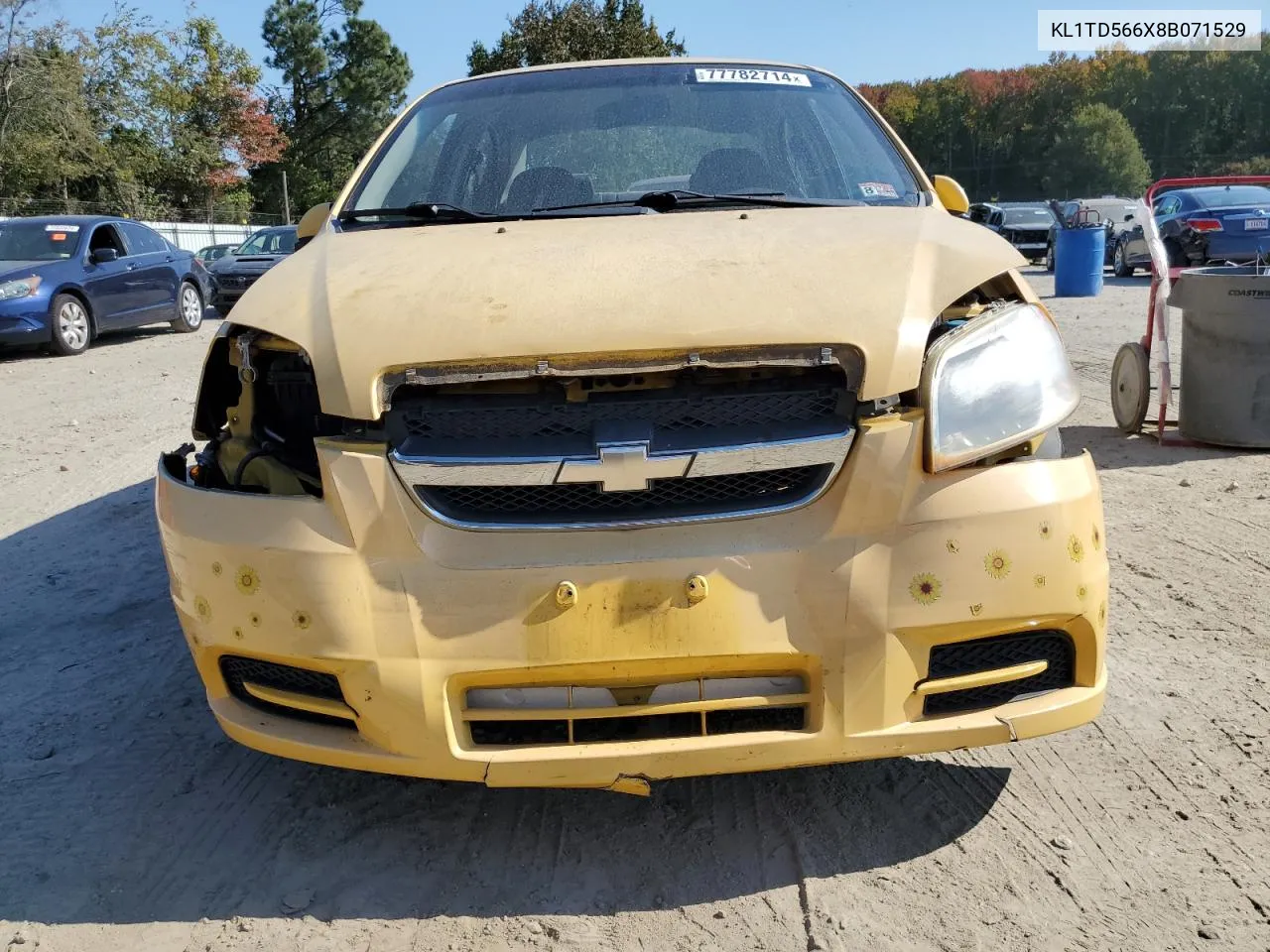 KL1TD566X8B071529 2008 Chevrolet Aveo Base