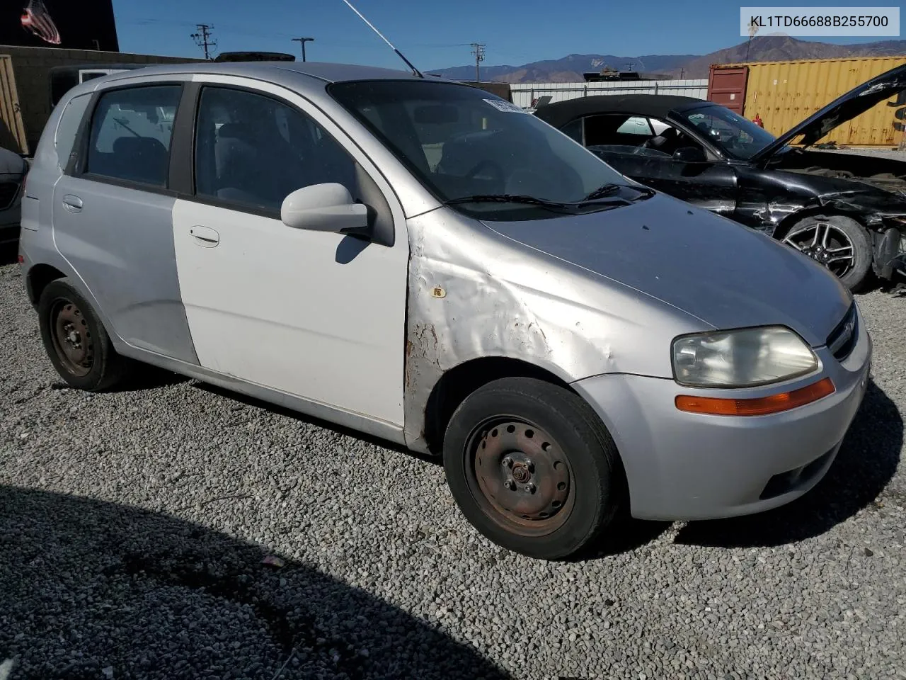 2008 Chevrolet Aveo Base VIN: KL1TD66688B255700 Lot: 79973964