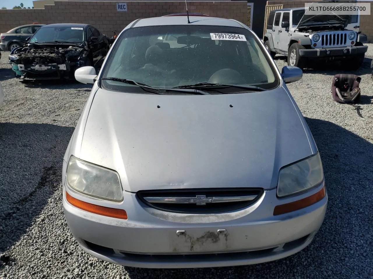 2008 Chevrolet Aveo Base VIN: KL1TD66688B255700 Lot: 79973964