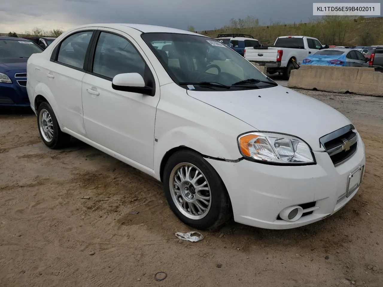 2009 Chevrolet Aveo Ls VIN: KL1TD56E59B402011 Lot: 49759864