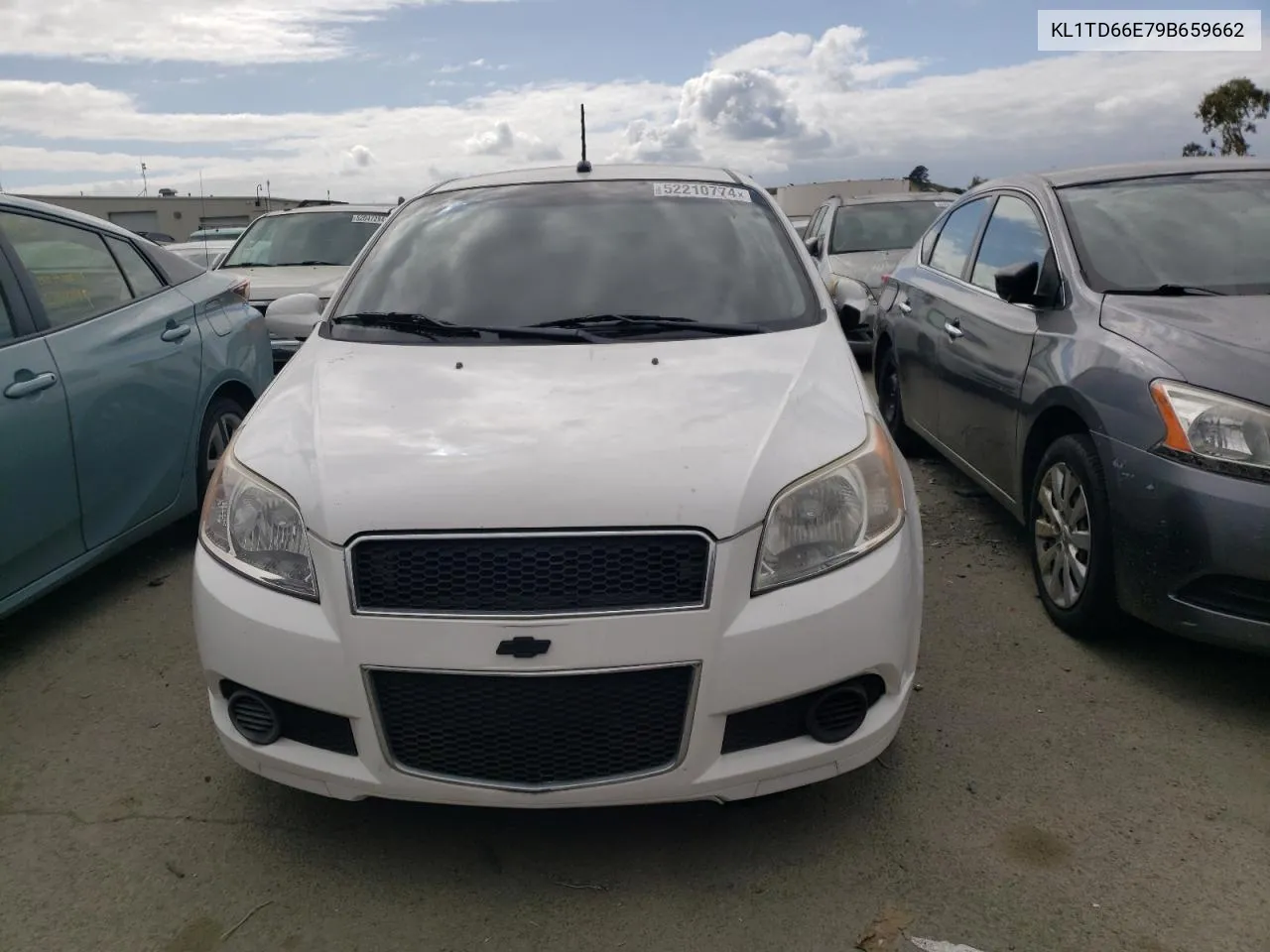 2009 Chevrolet Aveo Ls VIN: KL1TD66E79B659662 Lot: 52210774