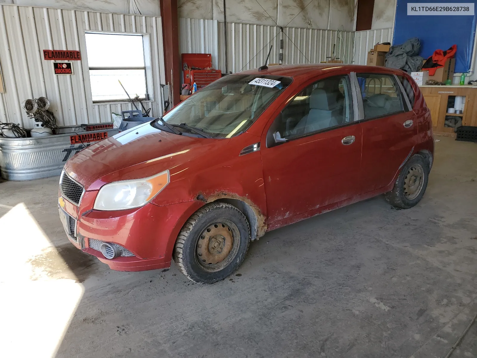 KL1TD66E29B628738 2009 Chevrolet Aveo Ls