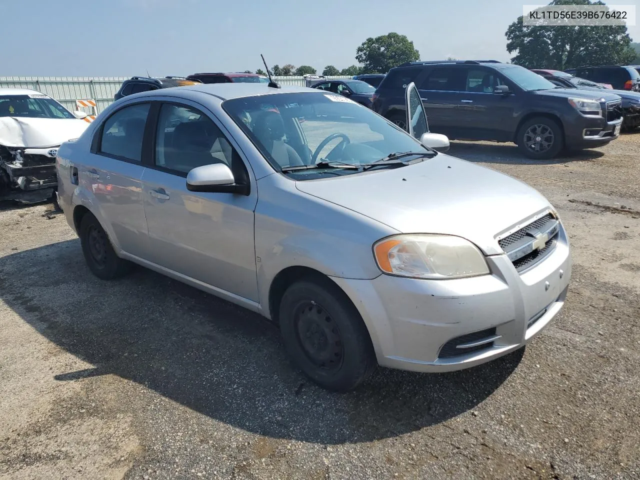 2009 Chevrolet Aveo Ls VIN: KL1TD56E39B676422 Lot: 65548034