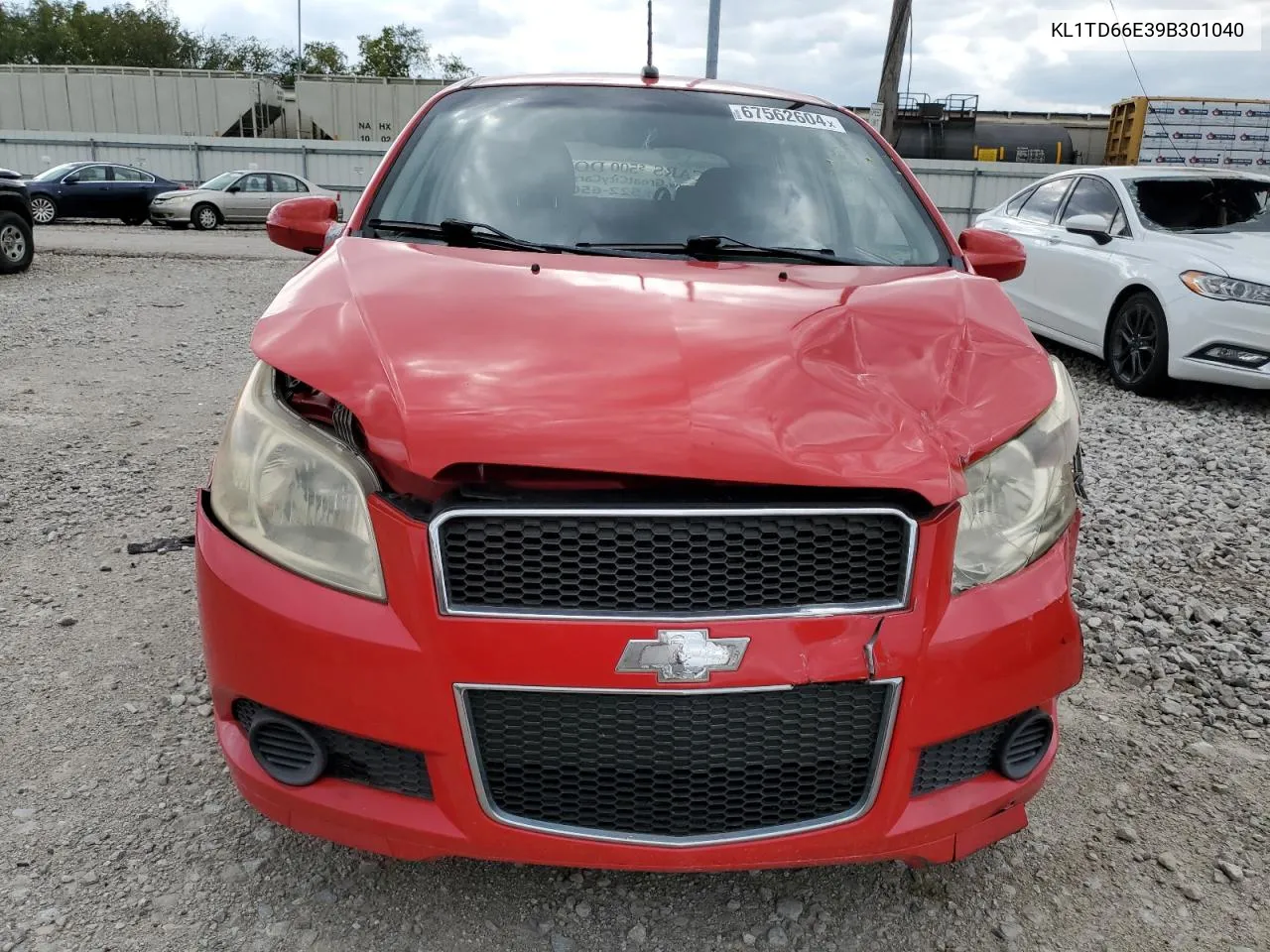 2009 Chevrolet Aveo Ls VIN: KL1TD66E39B301040 Lot: 67562604