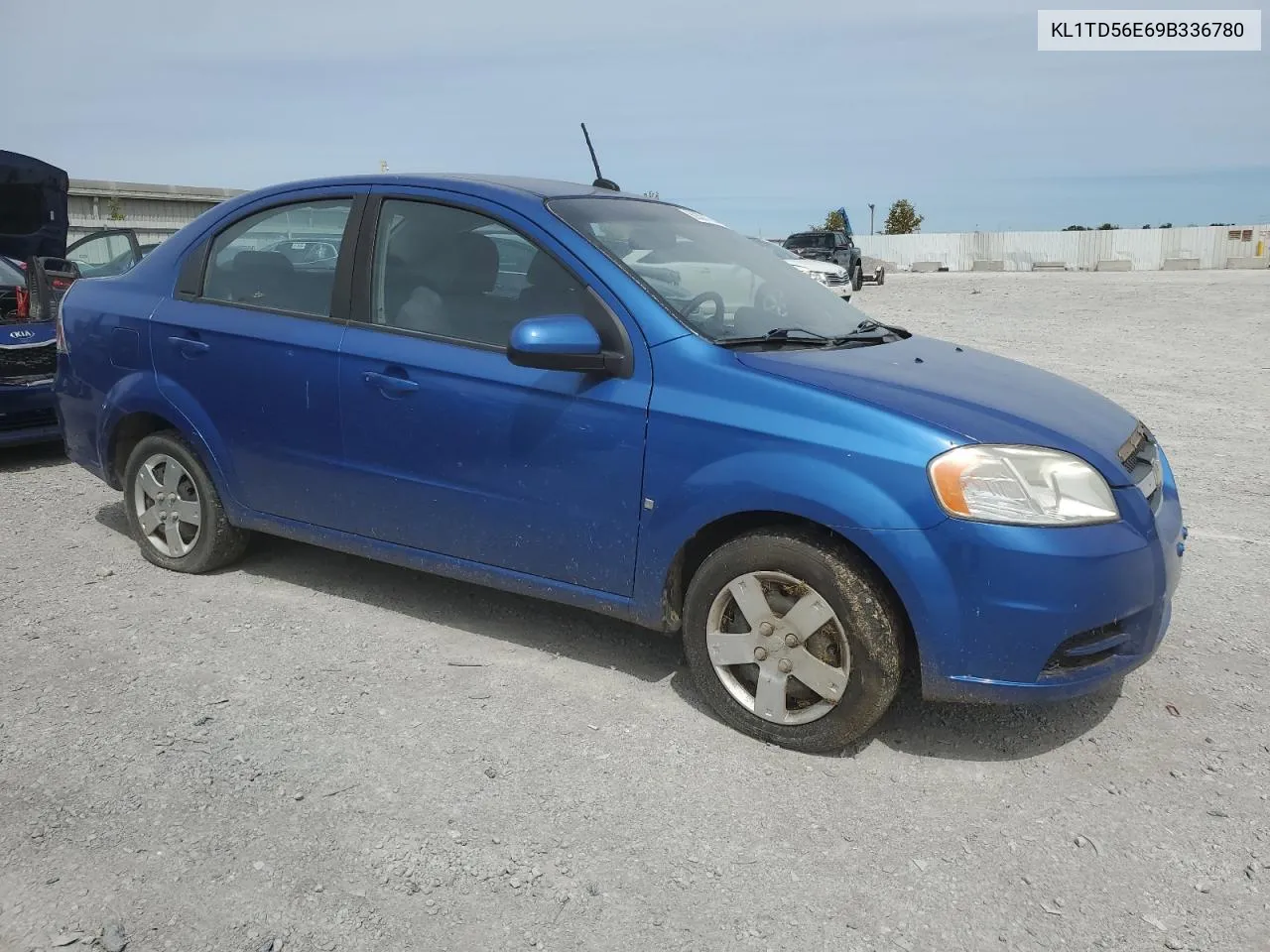 2009 Chevrolet Aveo Ls VIN: KL1TD56E69B336780 Lot: 69301794