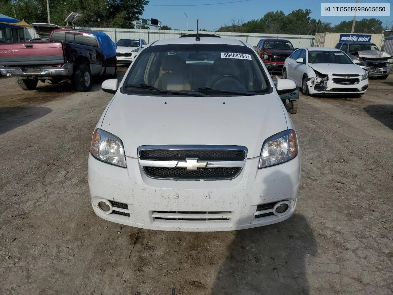 2009 Chevrolet Aveo Lt VIN: KL1TG56E69B665650 Lot: 69409164