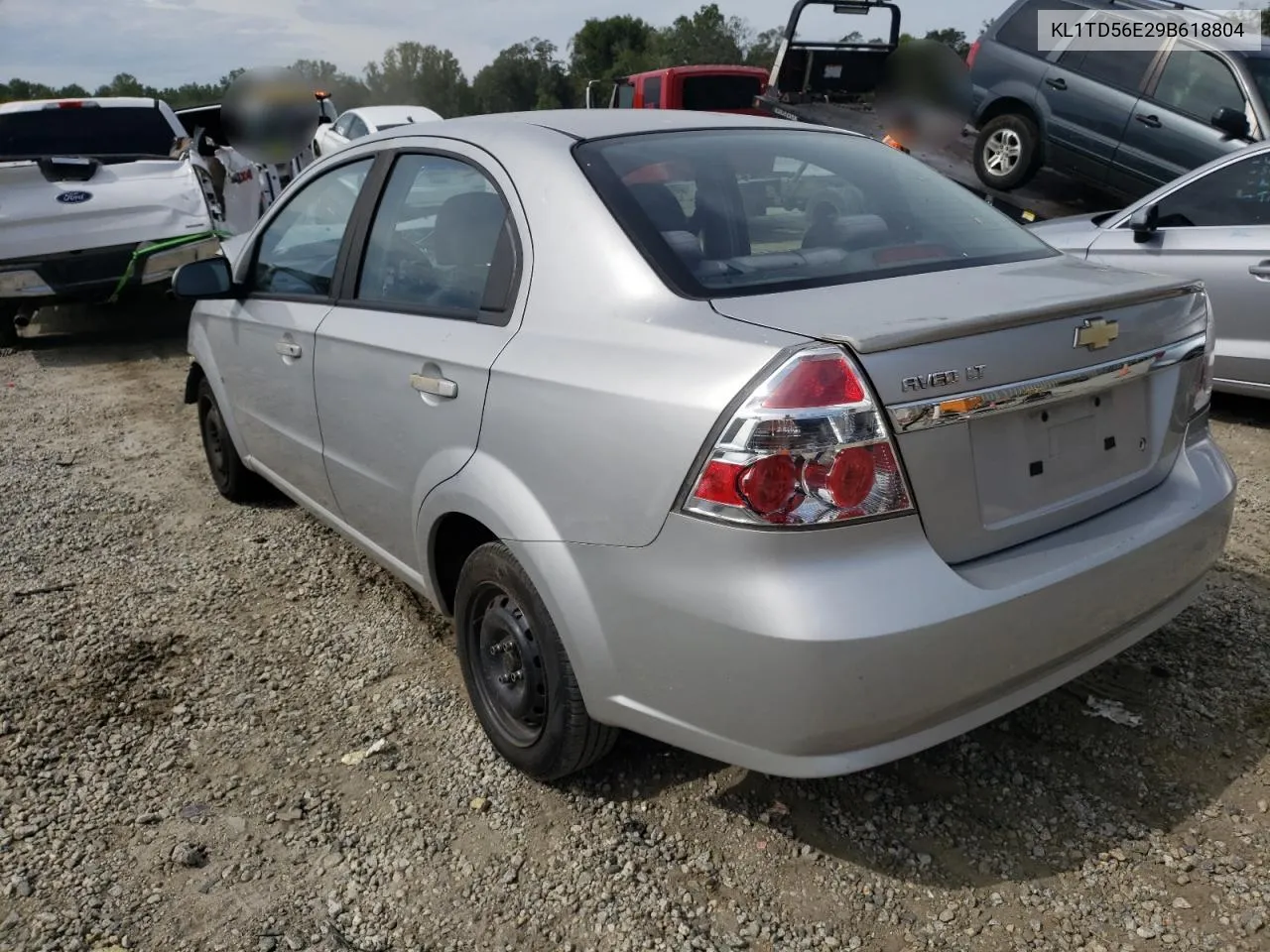 KL1TD56E29B618804 2009 Chevrolet Aveo Ls