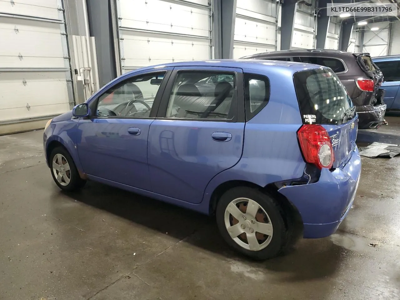 2009 Chevrolet Aveo Ls VIN: KL1TD66E99B311796 Lot: 71888594