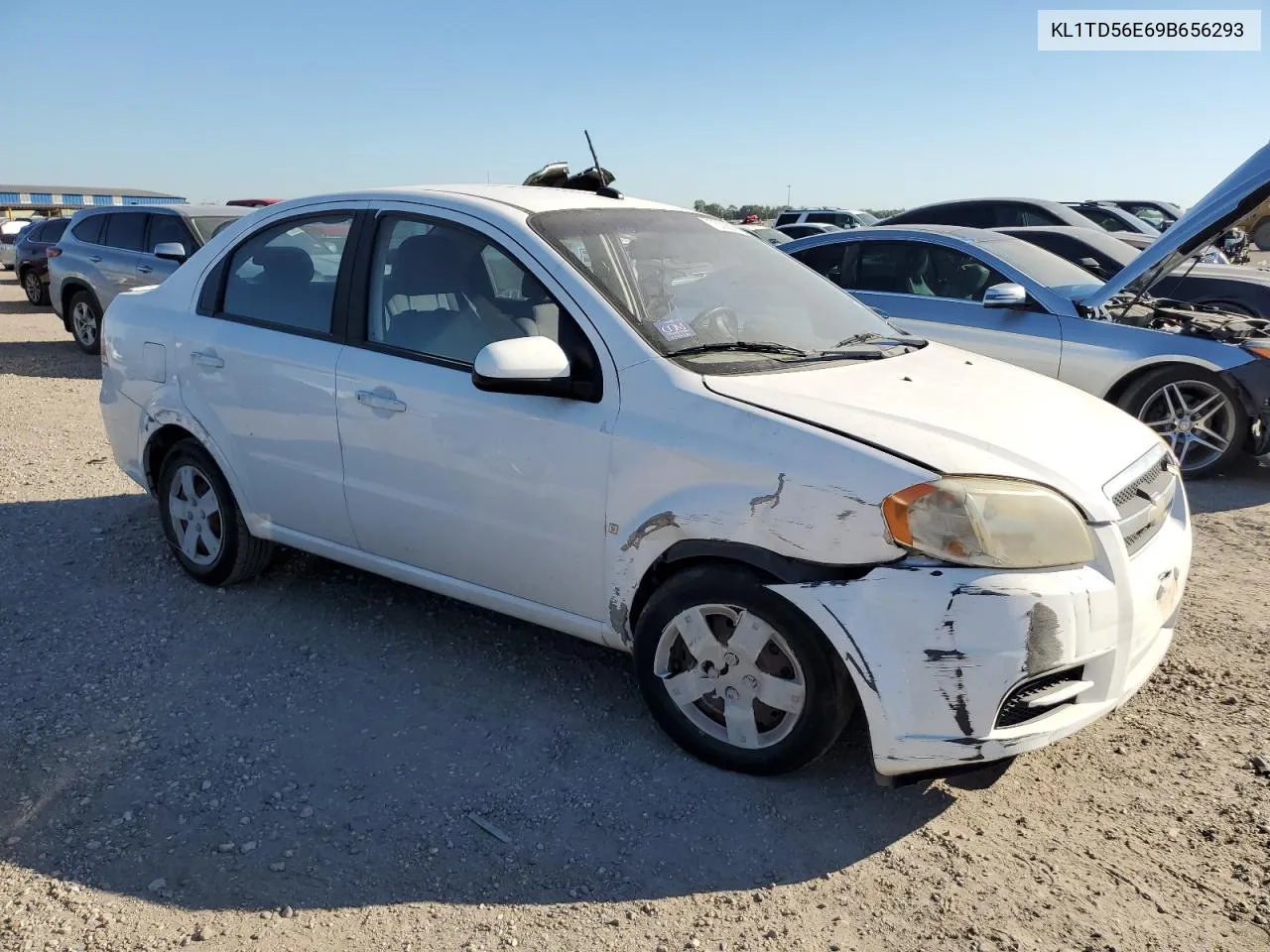 2009 Chevrolet Aveo Ls VIN: KL1TD56E69B656293 Lot: 73390394