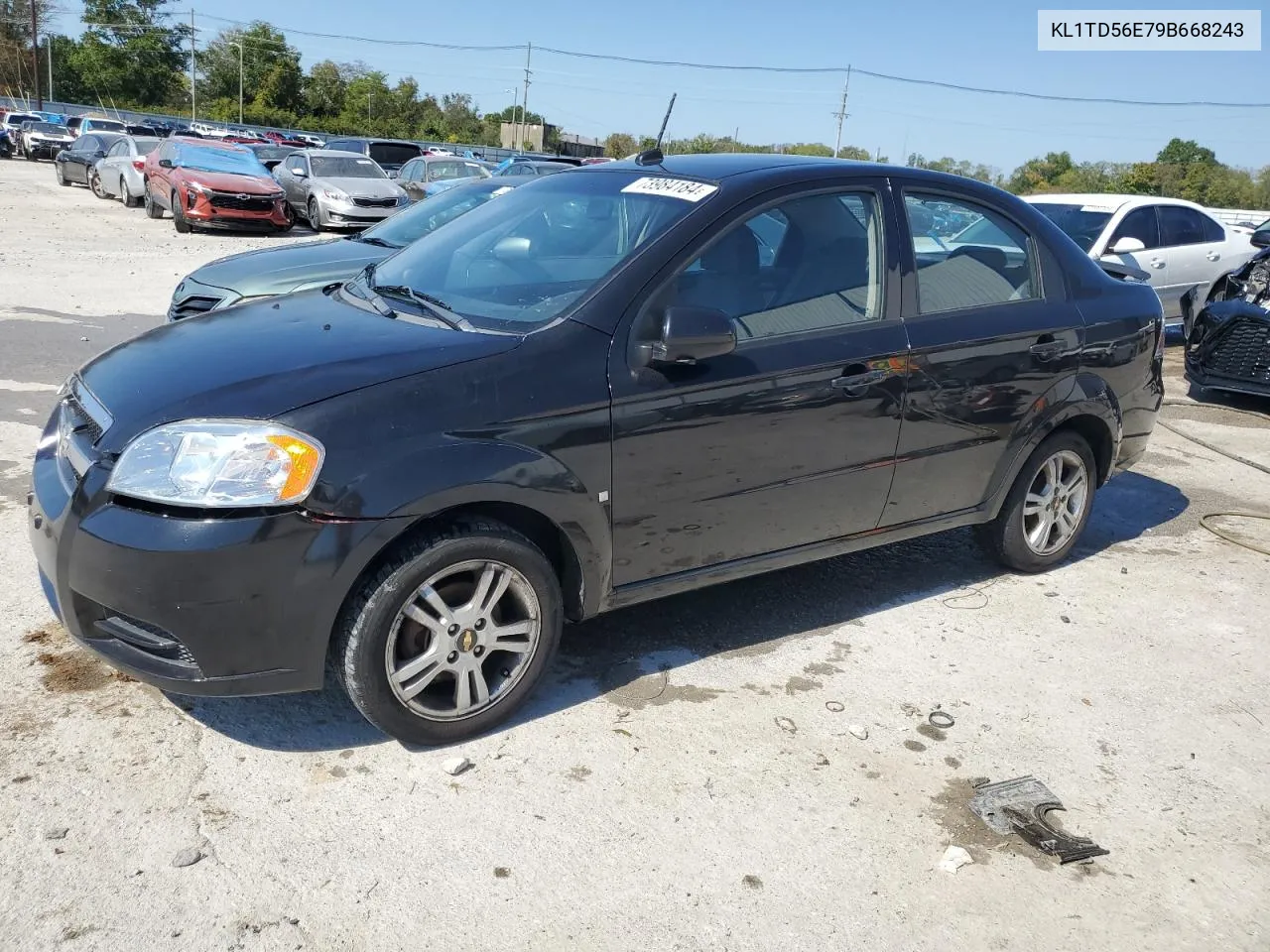 2009 Chevrolet Aveo Ls VIN: KL1TD56E79B668243 Lot: 73984184