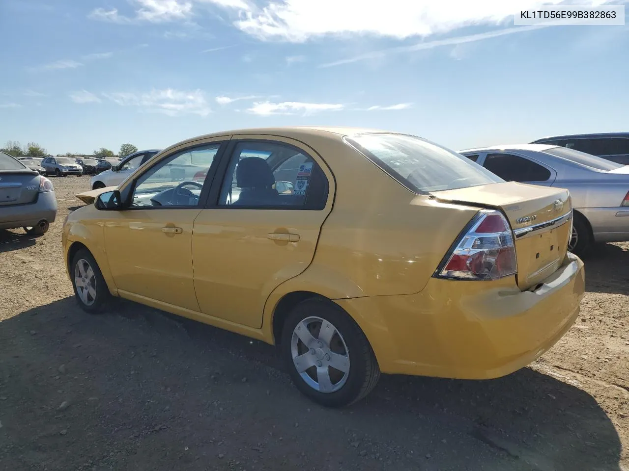 2009 Chevrolet Aveo Ls VIN: KL1TD56E99B382863 Lot: 75950964