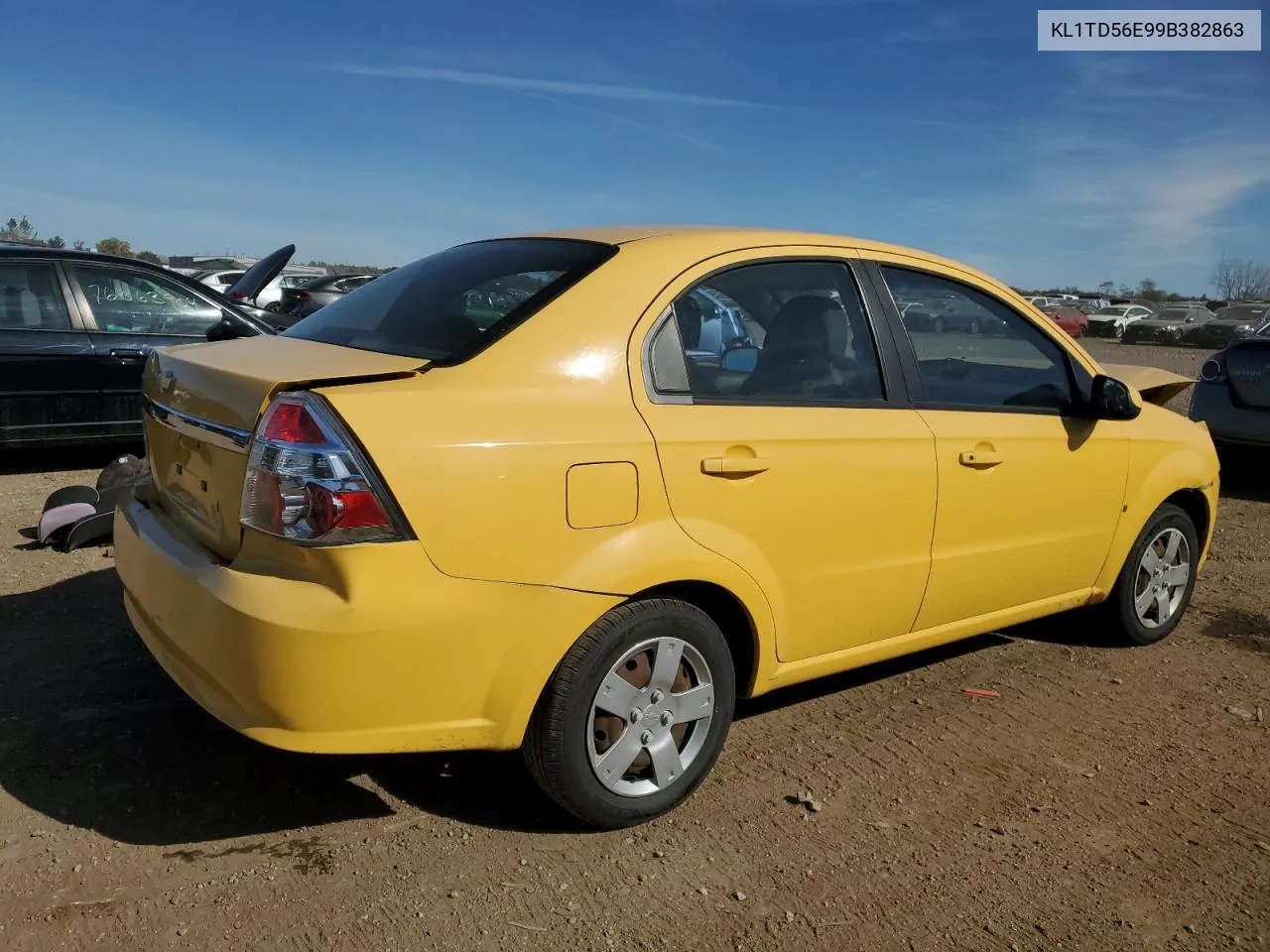 2009 Chevrolet Aveo Ls VIN: KL1TD56E99B382863 Lot: 75950964