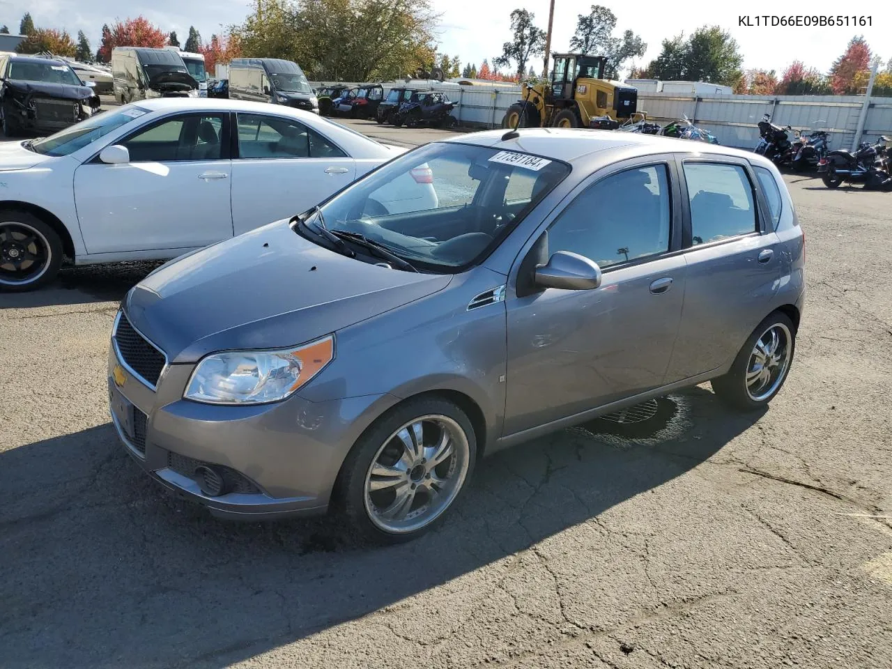 2009 Chevrolet Aveo Ls VIN: KL1TD66E09B651161 Lot: 77391184