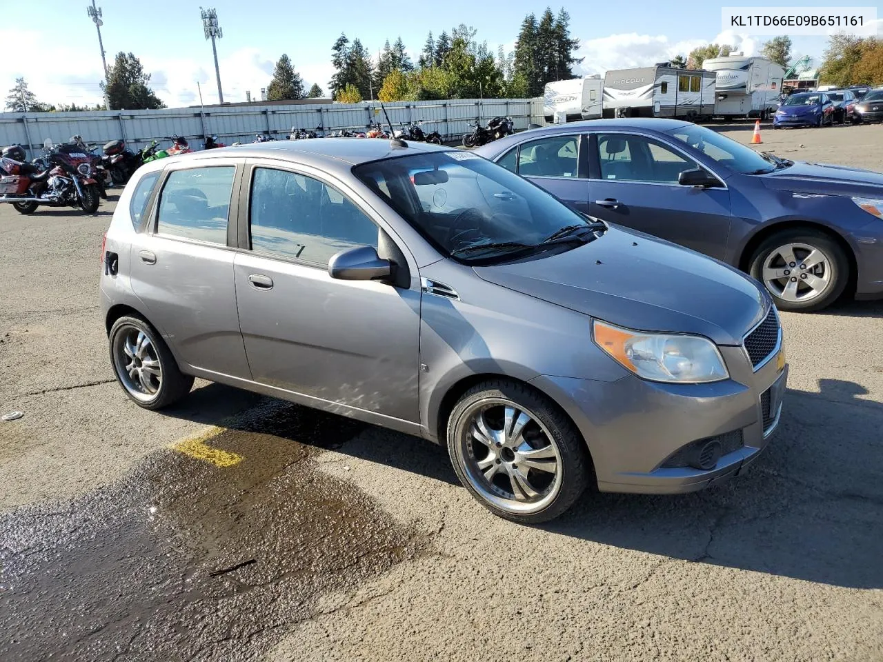 2009 Chevrolet Aveo Ls VIN: KL1TD66E09B651161 Lot: 77391184