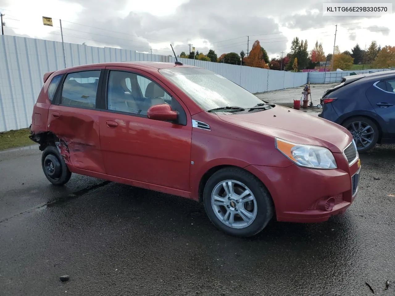 2009 Chevrolet Aveo Lt VIN: KL1TG66E29B330570 Lot: 77913364