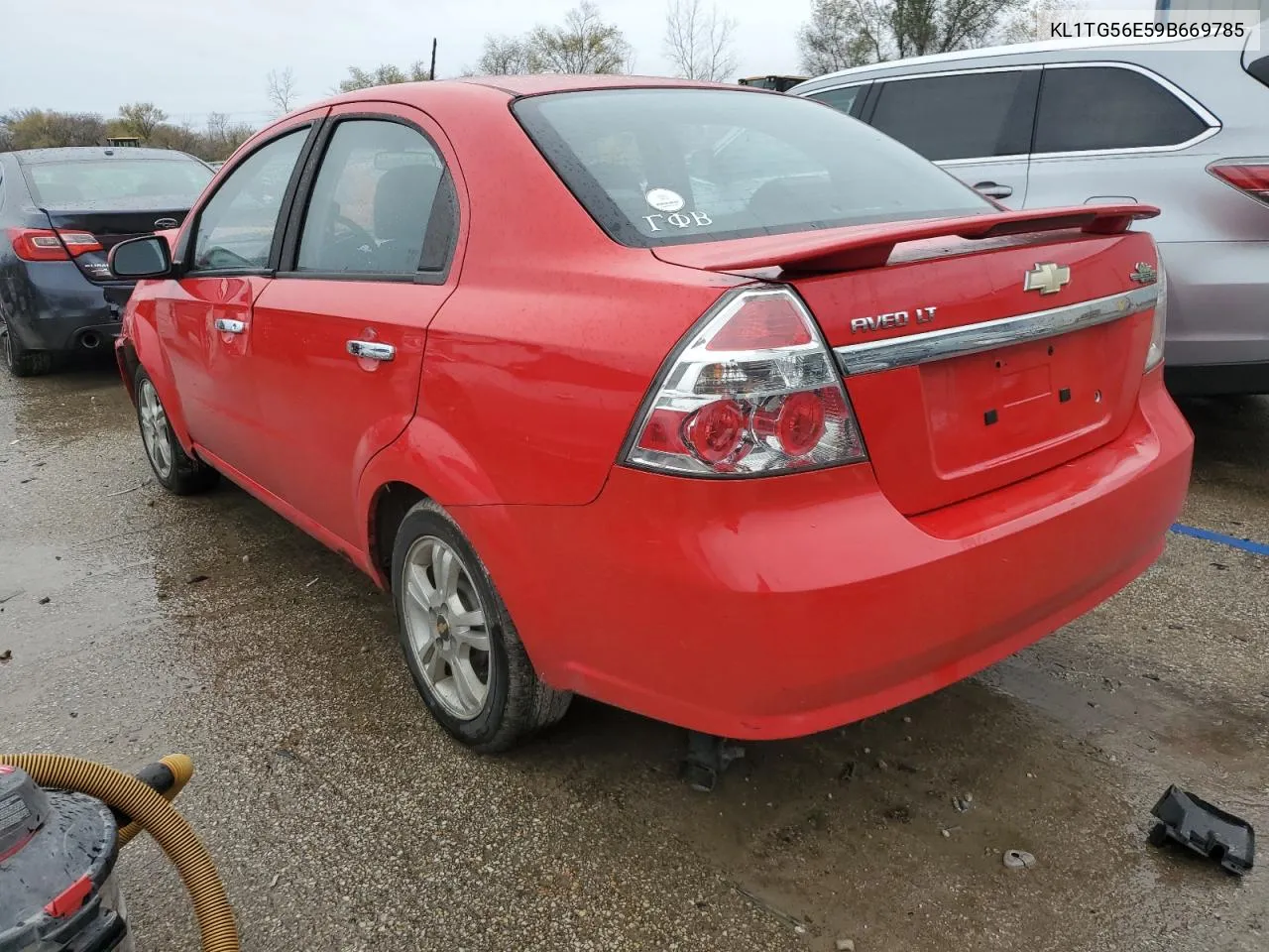 2009 Chevrolet Aveo Lt VIN: KL1TG56E59B669785 Lot: 79399654