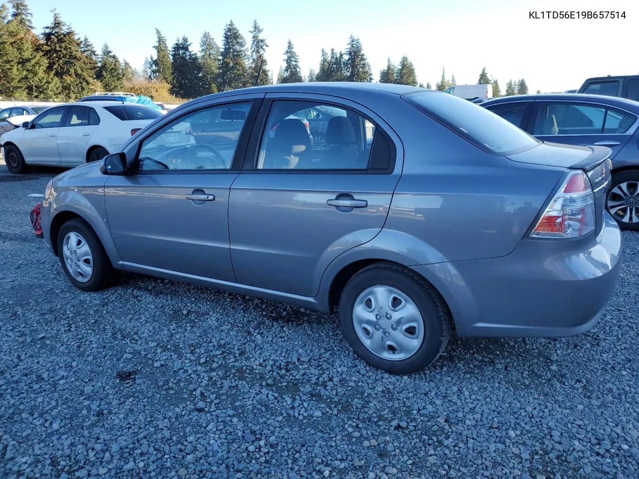 2009 Chevrolet Aveo Ls VIN: KL1TD56E19B657514 Lot: 79483574