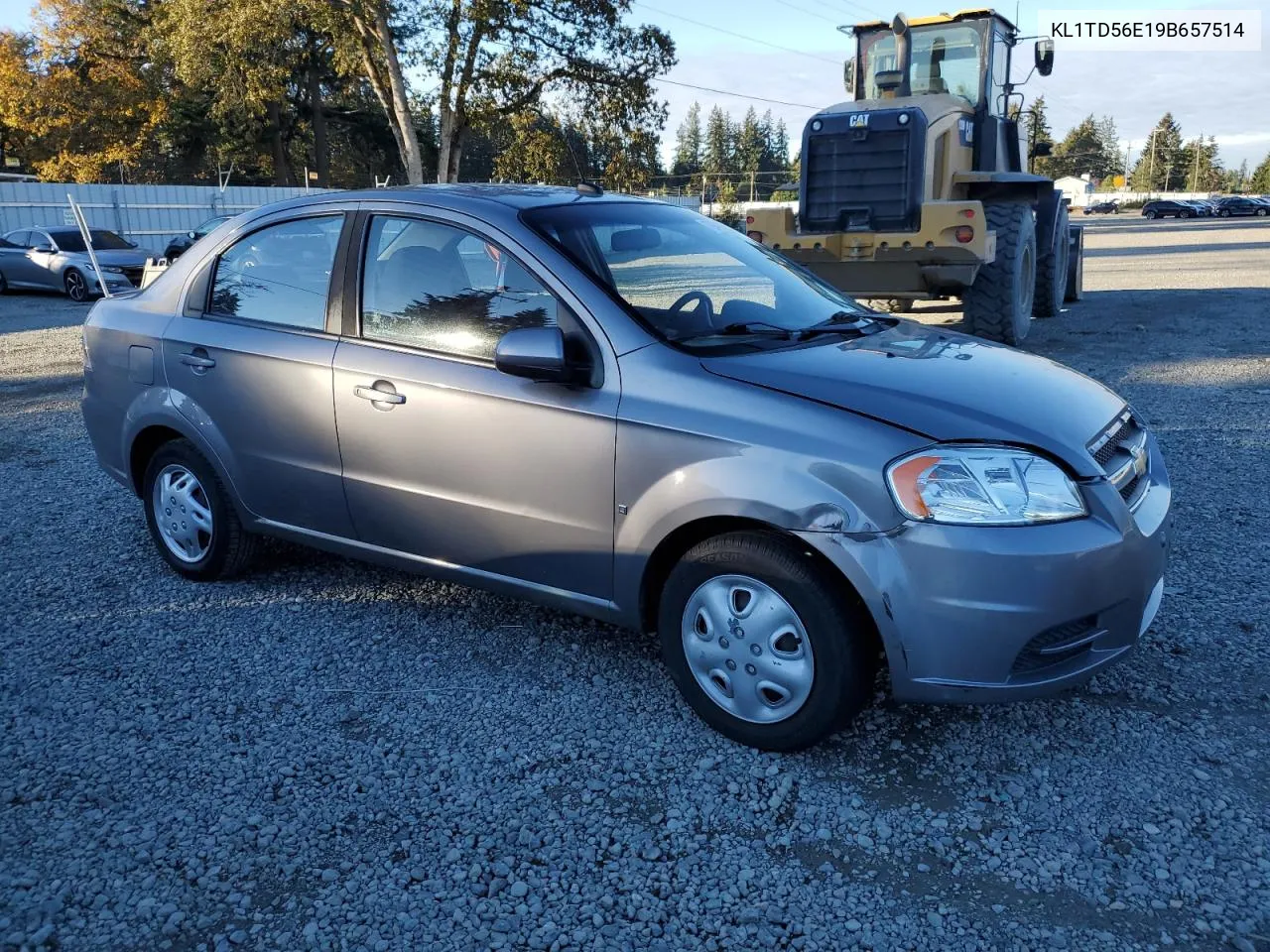 2009 Chevrolet Aveo Ls VIN: KL1TD56E19B657514 Lot: 79483574