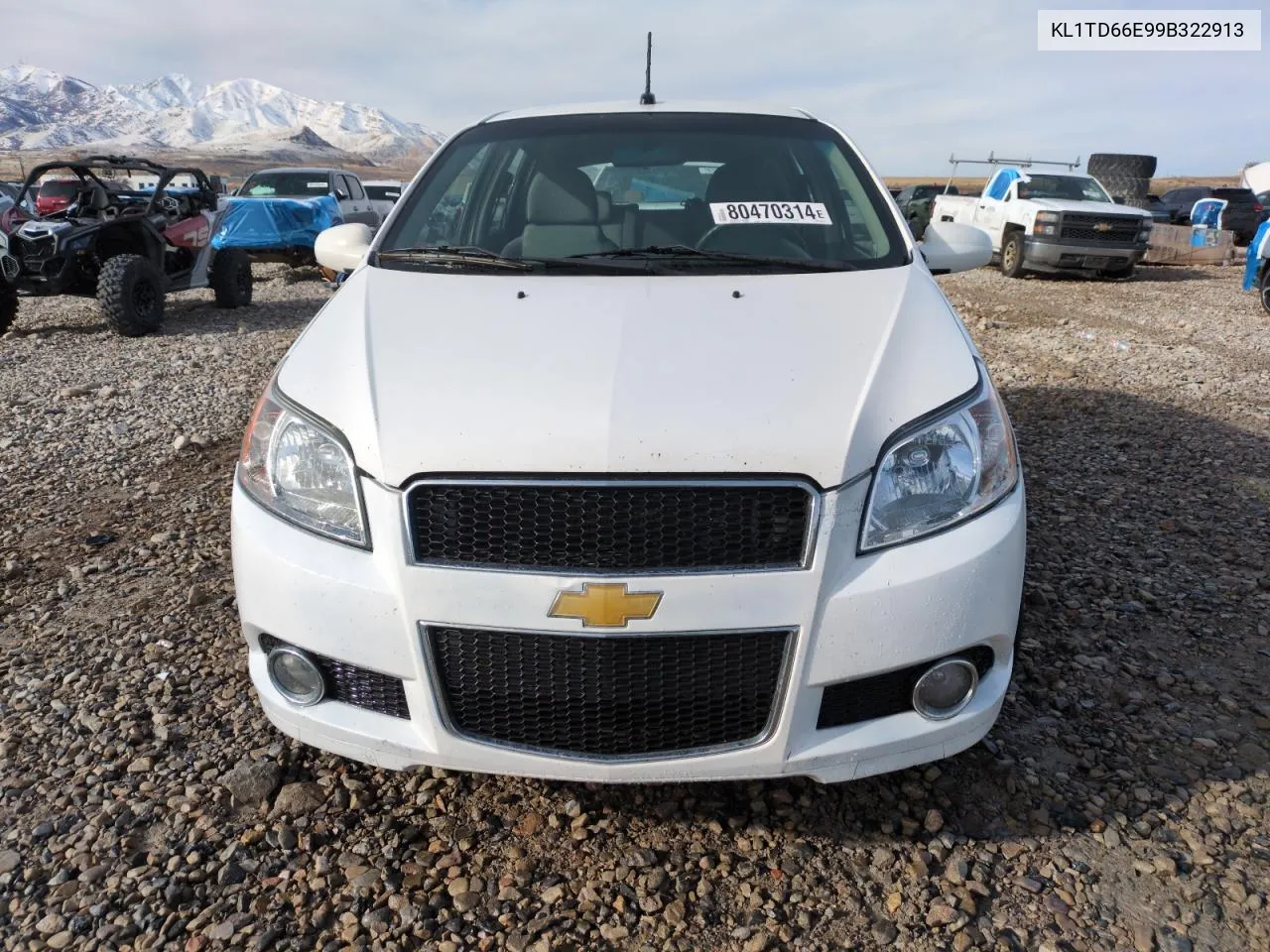 2009 Chevrolet Aveo Ls VIN: KL1TD66E99B322913 Lot: 80470314