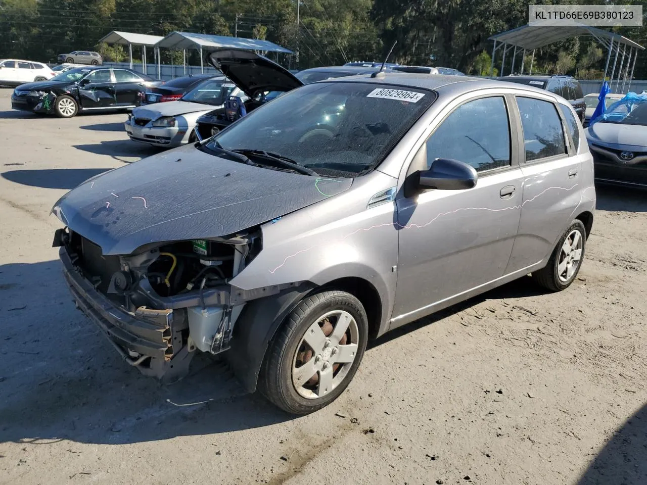 2009 Chevrolet Aveo Ls VIN: KL1TD66E69B380123 Lot: 80829964