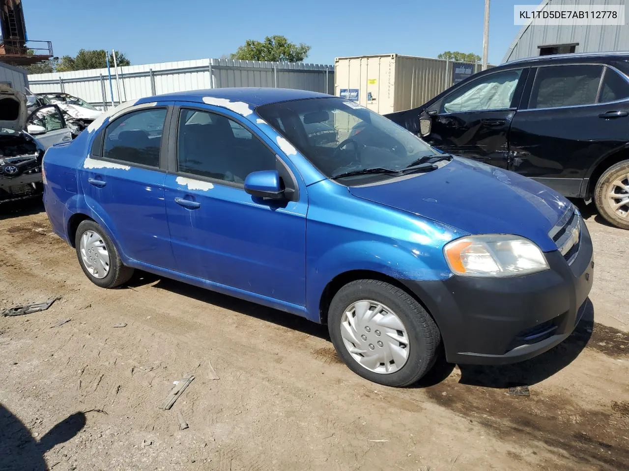 2010 Chevrolet Aveo Ls VIN: KL1TD5DE7AB112778 Lot: 73004954