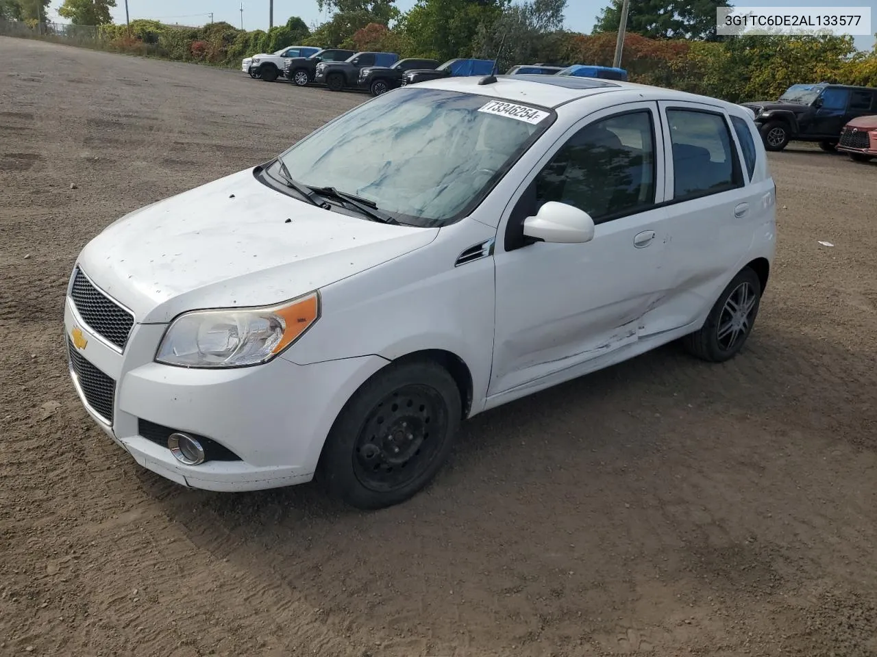 2010 Chevrolet Aveo Lt VIN: 3G1TC6DE2AL133577 Lot: 73346254