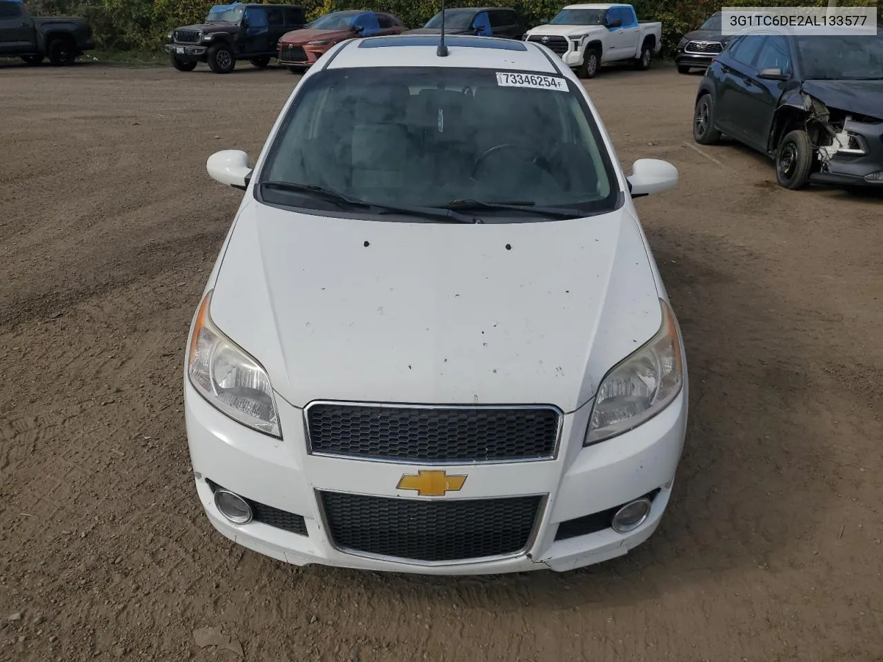 2010 Chevrolet Aveo Lt VIN: 3G1TC6DE2AL133577 Lot: 73346254