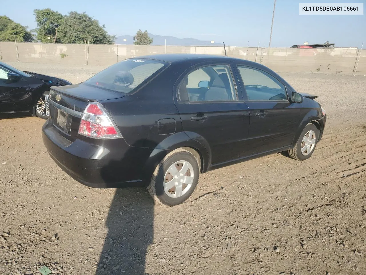 2010 Chevrolet Aveo Ls VIN: KL1TD5DE0AB106661 Lot: 74800094