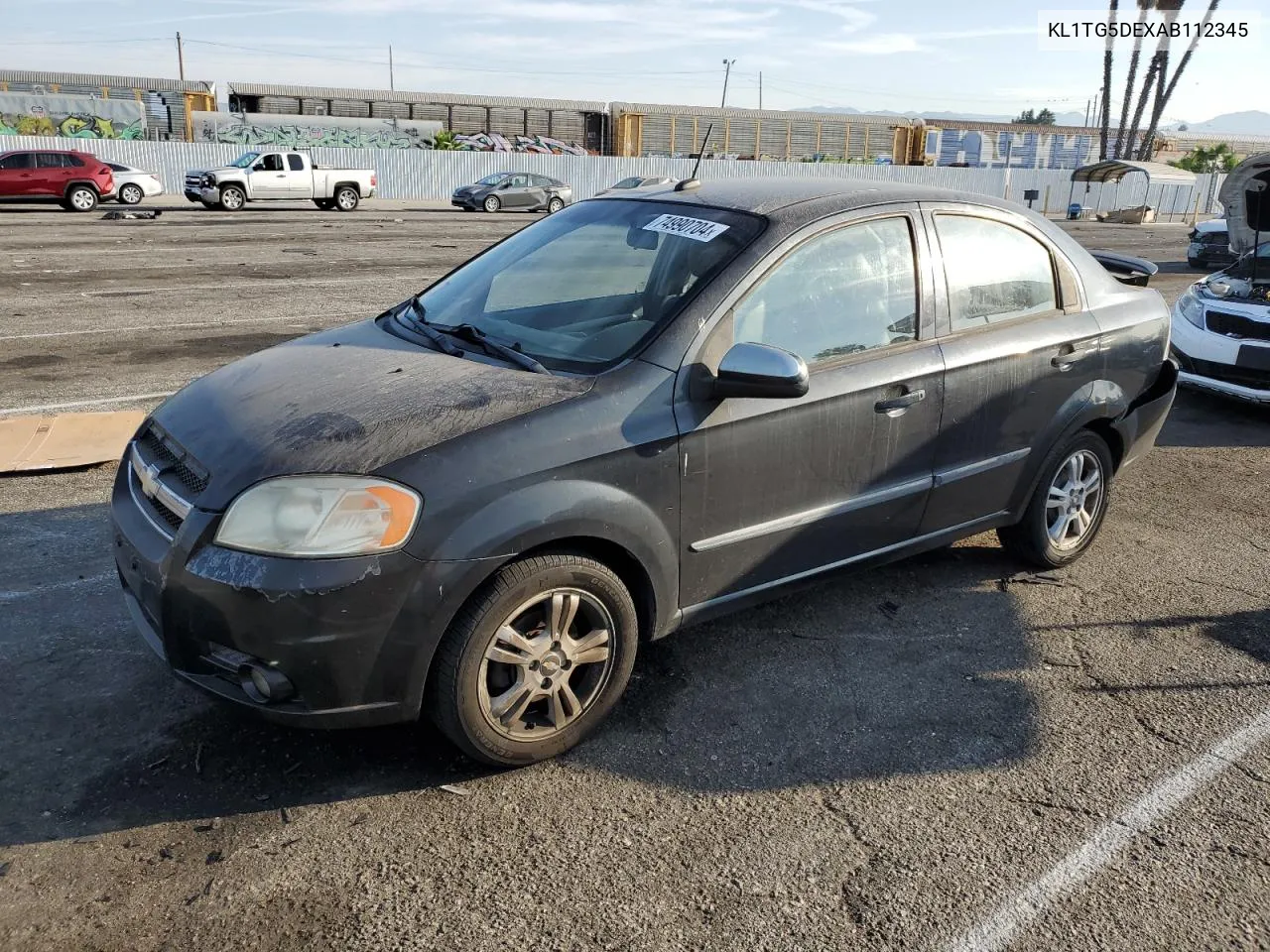 2010 Chevrolet Aveo Lt VIN: KL1TG5DEXAB112345 Lot: 74990704