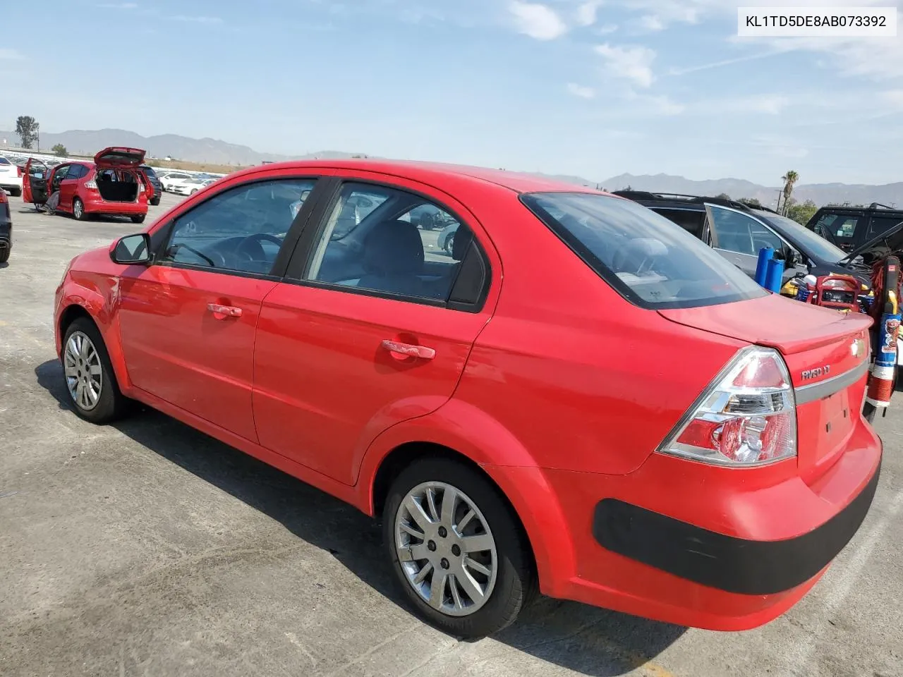 2010 Chevrolet Aveo Ls VIN: KL1TD5DE8AB073392 Lot: 75133104