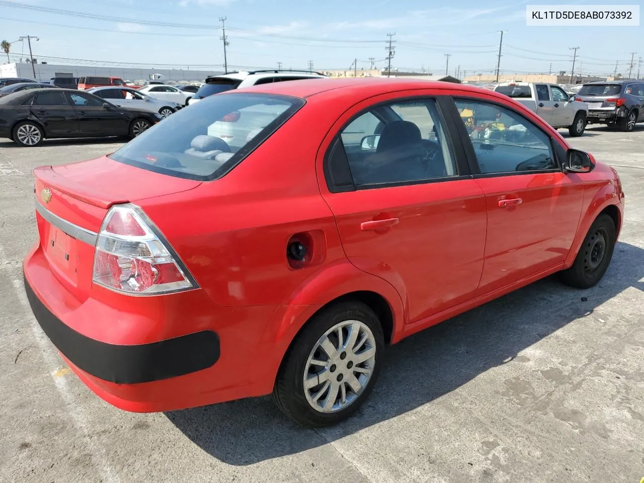 2010 Chevrolet Aveo Ls VIN: KL1TD5DE8AB073392 Lot: 75133104