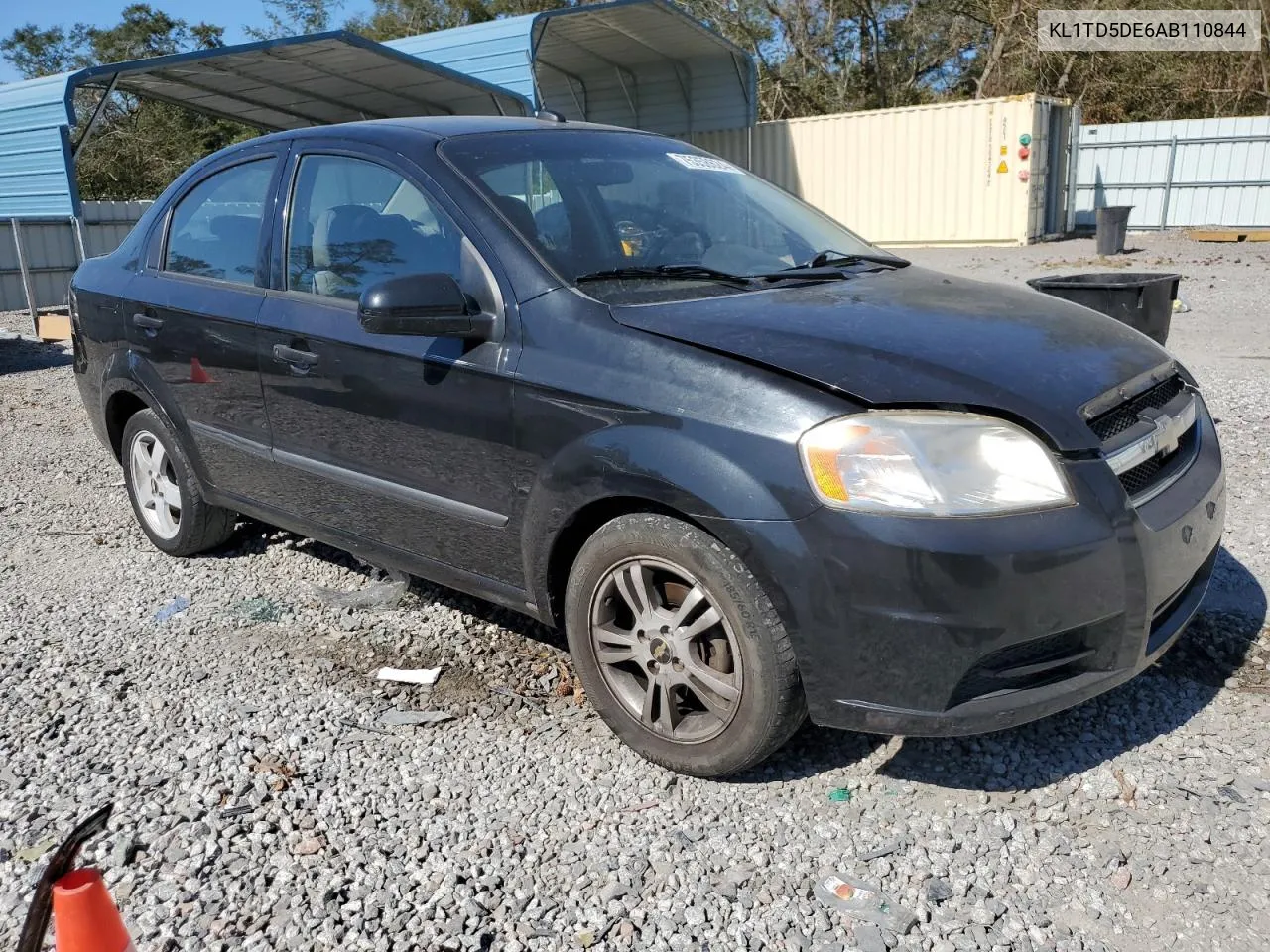 2010 Chevrolet Aveo Ls VIN: KL1TD5DE6AB110844 Lot: 75358624