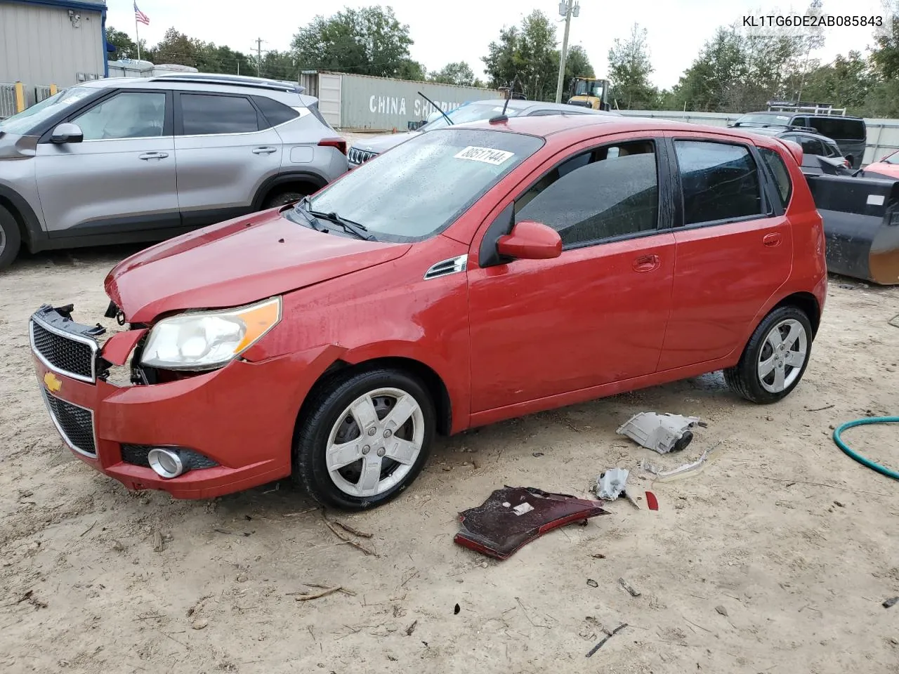 2010 Chevrolet Aveo Lt VIN: KL1TG6DE2AB085843 Lot: 80517144