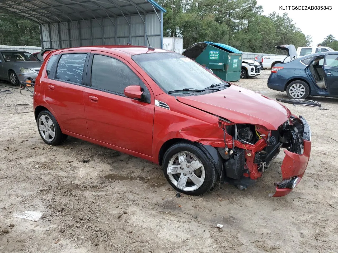 2010 Chevrolet Aveo Lt VIN: KL1TG6DE2AB085843 Lot: 80517144