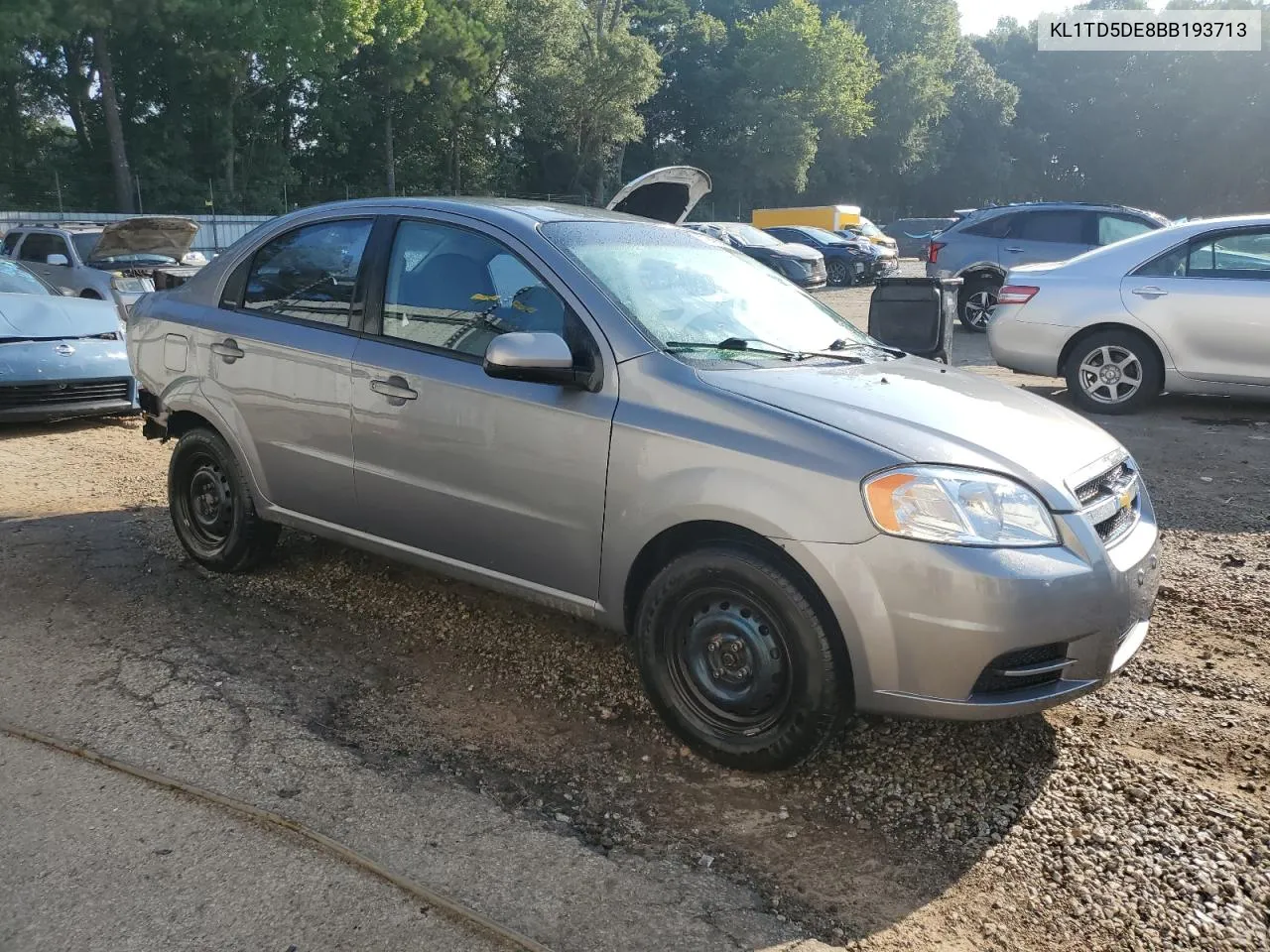 2011 Chevrolet Aveo Ls VIN: KL1TD5DE8BB193713 Lot: 67245544