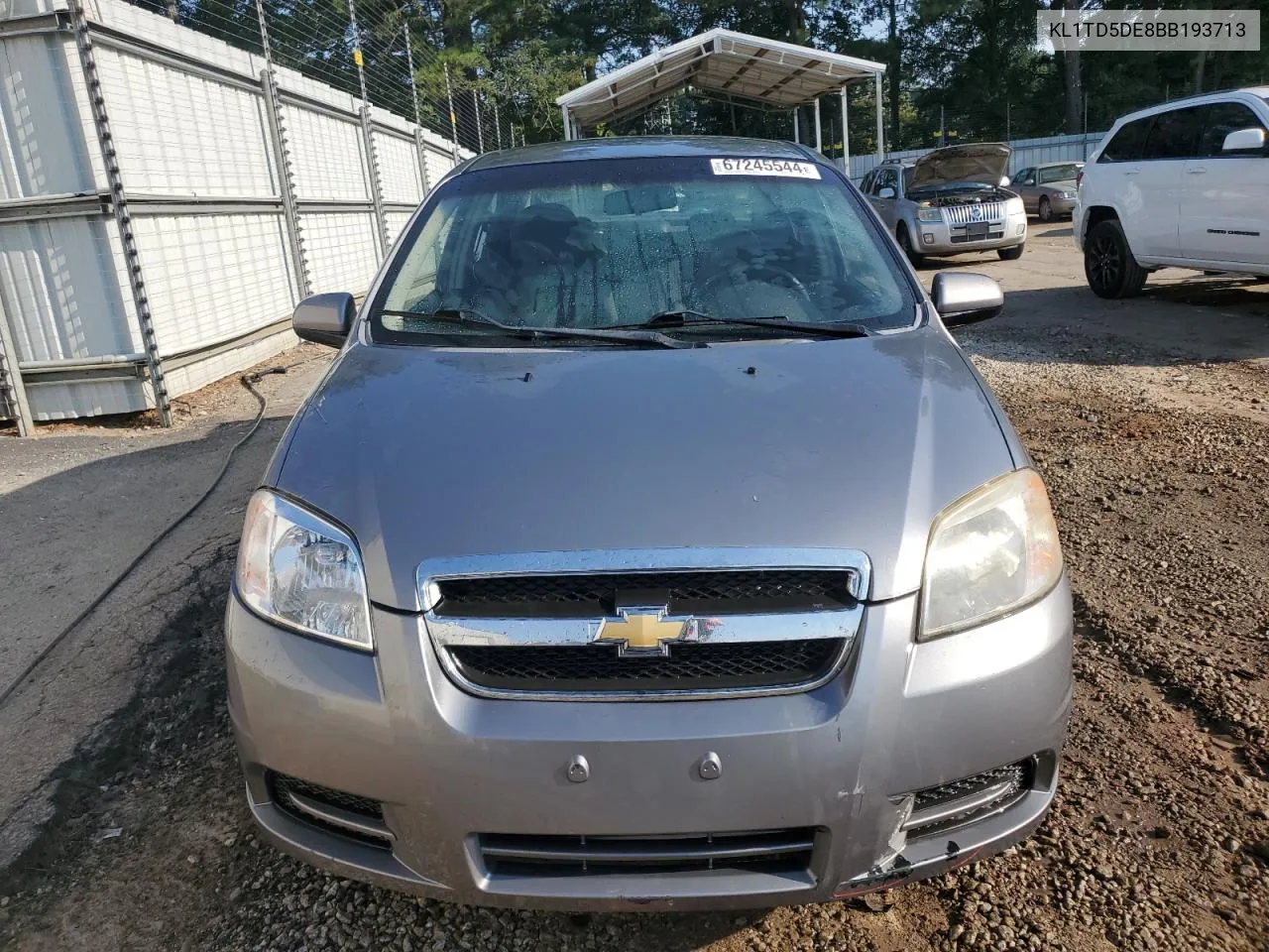 2011 Chevrolet Aveo Ls VIN: KL1TD5DE8BB193713 Lot: 67245544