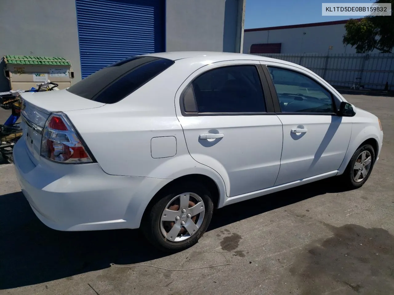 2011 Chevrolet Aveo Ls VIN: KL1TD5DE0BB159832 Lot: 71323334