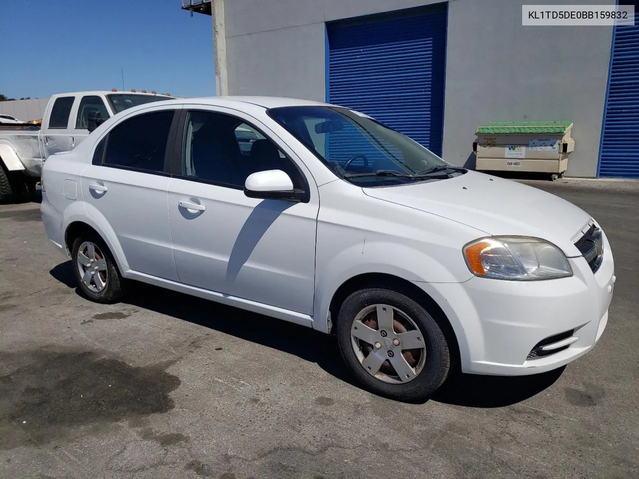 2011 Chevrolet Aveo Ls VIN: KL1TD5DE0BB159832 Lot: 71323334