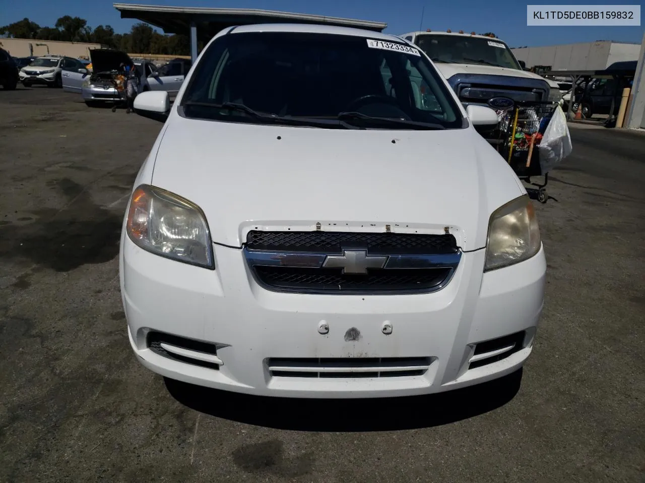 2011 Chevrolet Aveo Ls VIN: KL1TD5DE0BB159832 Lot: 71323334